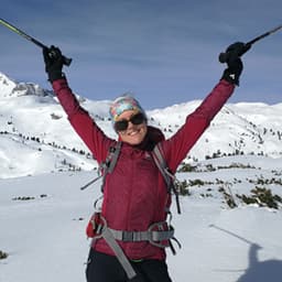 Melanie Kickingereder beim Klettern